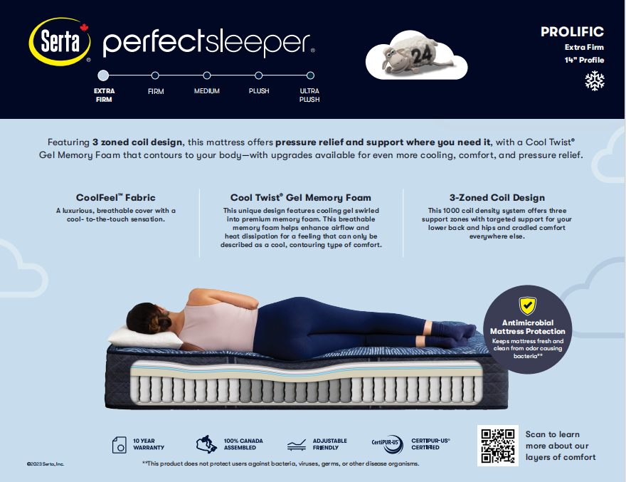 Serta PERFECTSLEEP PROLIFIC - EXTRA FIRM
